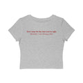 Women's Baby Tee — 'Yes I may be fat, but you're ugly' Funny Sarcastic Graphic Tee